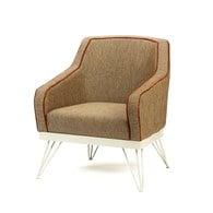 葡萄牙Mambo 經典紅色滾邊單人沙發椅